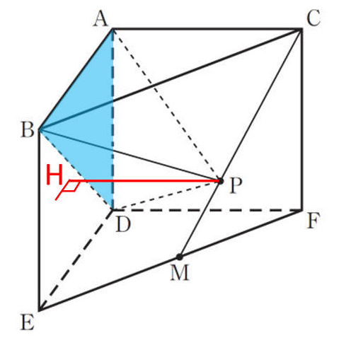 相似を利用して三角錐の高さを求める！前年より易化した空間図形問題