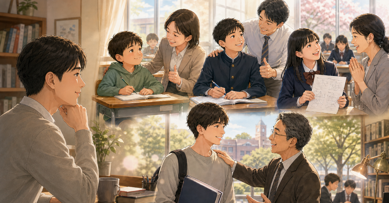 第一志望合格や成績アップがゴールではない！生徒が他者から高く評価されるように